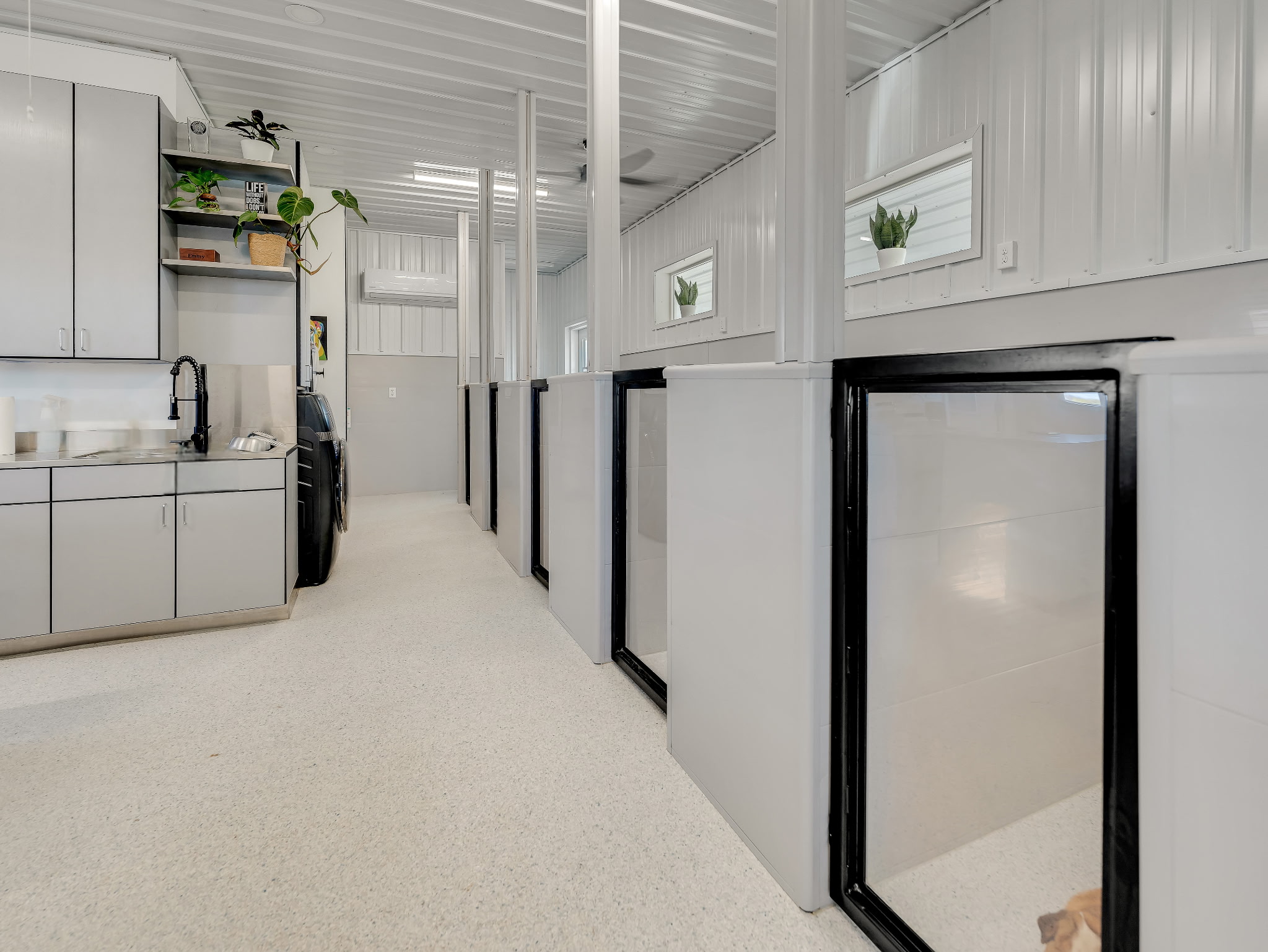 The indoor space of the Exact Classic building