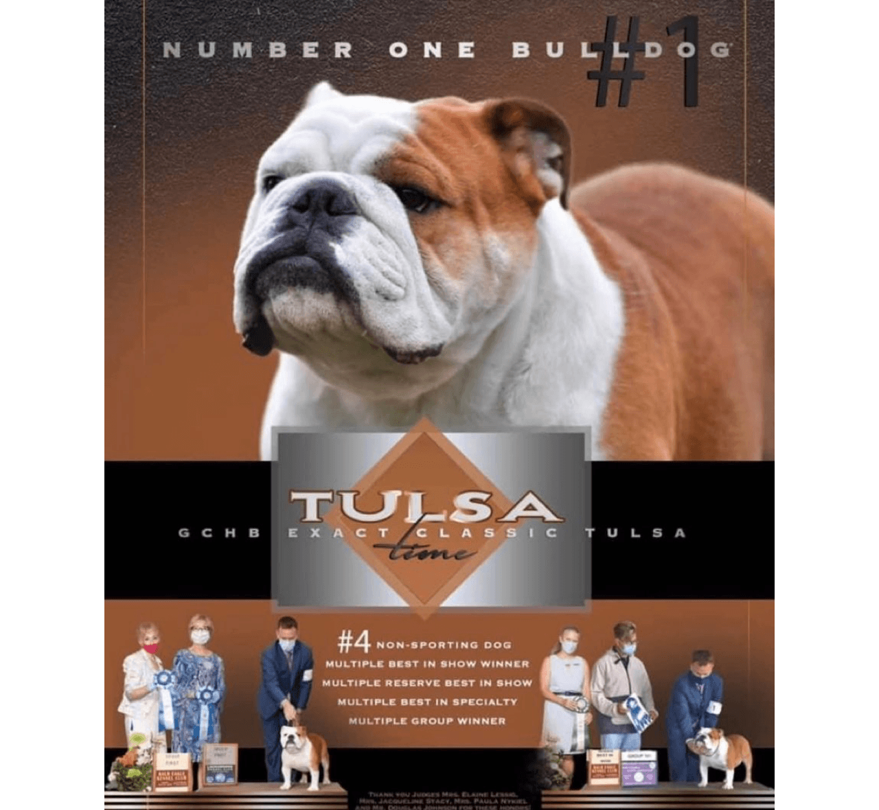 A poster of Exact Classic Bulldog Tulsa